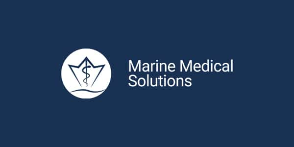 Marine Medical Solutions Logo negativ